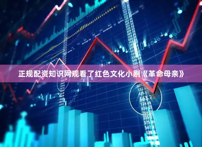 正规配资知识网观看了红色文化小剧《革命母亲》